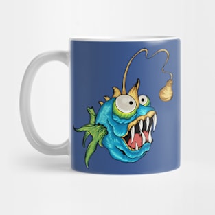 Angler fish hungry Mug